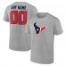 Футболка Houston Texans Gray Team Authentic Custom