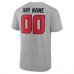 Футболка Houston Texans Gray Team Authentic Custom