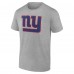 New York Giants Gray Team Authentic Custom T-Shirt
