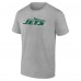 New York Jets Gray Team Authentic Custom T-Shirt