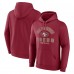 San Francisco 49ers Scarlet Between the Pylons Pullover Hoodie