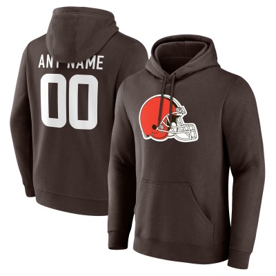Толстовка Cleveland Browns Brown Team Authentic Custom
