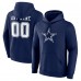 Толстовка Dallas Cowboys Navy Team Authentic Custom
