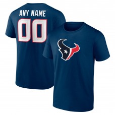 Футболка Houston Texans Navy Team Authentic Custom