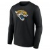 Jacksonville Jaguars Black Team Authentic Custom Long Sleeve T-Shirt