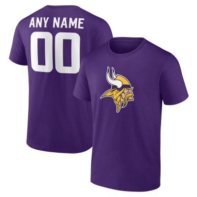 Minnesota Vikings Purple Team Authentic Custom T-Shirt