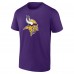 Minnesota Vikings Purple Team Authentic Custom T-Shirt