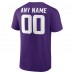 Minnesota Vikings Purple Team Authentic Custom T-Shirt