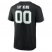 New York Jets Black Team Authentic Custom T-Shirt