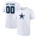 Футболка Dallas Cowboys White Team Authentic Custom