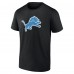 Футболка Detroit Lions Black Team Authentic Custom