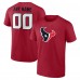 Футболка Houston Texans Red Team Authentic Custom