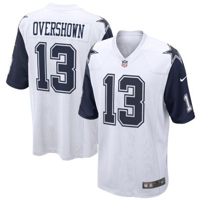 Dallas Cowboys DeMarvion Overshown Nike White Alternate Game Team Jersey