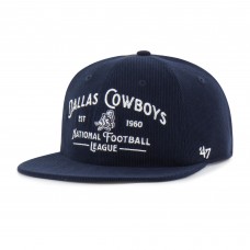 Бейсболка Dallas Cowboys 47 Navy Whitlock Captain Corduroy
