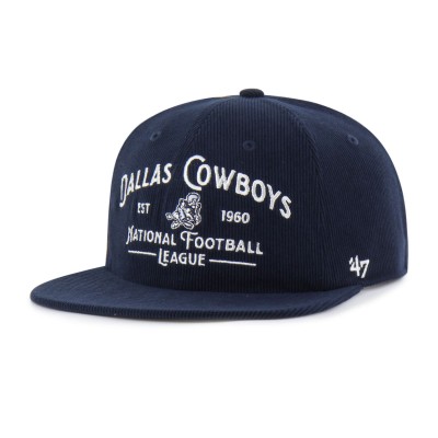 Бейсболка Dallas Cowboys 47 Navy Whitlock Captain Corduroy