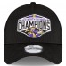Бейсболка Baltimore Ravens New Era 2024 AFC North Division Champions Locker Room 9FORTY - Black
