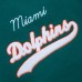 Miami Dolphins GOLF WANG Aqua Letterman Full-Snap Jacket