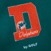 Miami Dolphins GOLF WANG Aqua Letterman Full-Snap Jacket