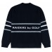 Las Vegas Raiders GOLF WANG Black Jacquard Pullover Sweater