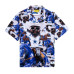 Рубашка с коротким рукавом Dallas Cowboys GOLF WANG Blue Rayon