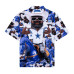 Рубашка с коротким рукавом Dallas Cowboys GOLF WANG Blue Rayon