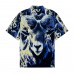 Los Angeles Rams GOLF WANG Rayon Short Sleeve Button-Up Shirt - Royal