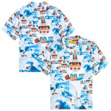 Рубашка с коротким рукавом Miami Dolphins GOLF WANG Aqua Rayon Short Sleeve