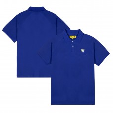 Los Angeles Rams GOLF WANG Raglan Polo - Royal Los Angeles Rams GOLF WANG Raglan Polo - Royal