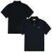 Las Vegas Raiders GOLF WANG Black Raglan Polo