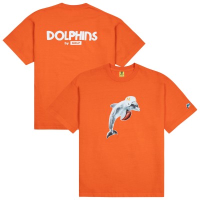 Футболка Miami Dolphins GOLF WANG Orange Cutout