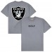 Las Vegas Raiders GOLF WANG Silver Motto T-Shirt Las Vegas Raiders GOLF WANG Silver Motto T-Shirt