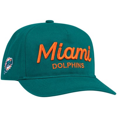 Miami Dolphins GOLF WANG Aqua Snapback Hat