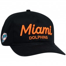 Miami Dolphins GOLF WANG Black Snapback Hat
