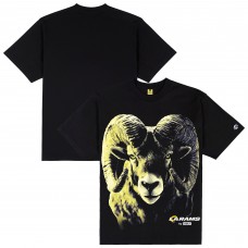 Los Angeles Rams GOLF WANG Animal T-Shirt - Black Los Angeles Rams GOLF WANG Animal T-Shirt - Black