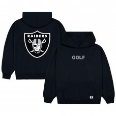 Las Vegas Raiders GOLF WANG Black Logo Pullover Hoodie