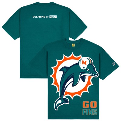 Miami Dolphins GOLF WANG Aqua Go Fins T-Shirt