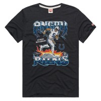Indianapolis Colts Anthony Richardson Homage Charcoal Angry Runs Player Graphic Tri-Blend T-Shirt