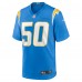 Los Angeles Chargers Caleb Murphy Nike Powder Blue Team Game Jersey