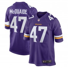 Jake McQuaide Minnesota Vikings Nike  Game Jersey -  Purple