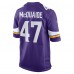 Jake McQuaide Minnesota Vikings Nike  Game Jersey -  Purple