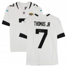 Brian Thomas Jr. Jacksonville Jaguars Autographed Fanatics Authentic White Nike Limited Jersey