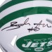 Braelon Allen New York Jets Autographed Classic Riddell 2024 White Classic Alternate Speed Mini Helmet