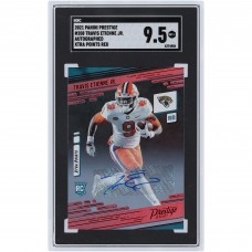 Travis Etienne Jr Jacksonville Jaguars Autographed 2021 Panini Prestige Red Xtra Points #208 SGC Authenticated 9.5 Rookie Card