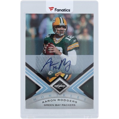 Aaron Rodgers Green Bay Packers Autographed 2010 Panini Limited Platinum Monikers #35 #1/1 Card