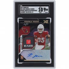 Rondale Moore Arizona Cardinals Autographed 2021 Panini XR Swatch Laundry Tag NFLPA Relic #RSA-RMO #1/1 SGC Authenticated 9/10 Rookie Card