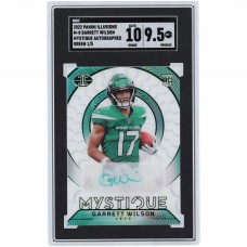 Garrett Wilson New York Jets Autographed 2022 Panini Illusions Green Mystique #M-8 #1/5 SGC Authenticated 9.5/10 Rookie Card Garrett Wilson New York Jets Autographed 2022 Panini Illusions Green Mystique #M-8 #1/5 SGC Authenticated 9.5/10 Rookie Card