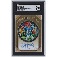 Jim Kelly Buffalo Bills Autographed 2021 Panini One Bronze Prizm Once Upon A Time #347 #3/3 SGC Authenticated 9 Card