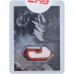 Mike Singletary Chicago Bears Autographed 2015 Topps Diamond Silver Ink Tri-Color Patch Relic #DAPC-MSI #7/75 Card