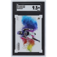 Dalvin Cook Minnesota Vikings 2021 Panini Prizm Color Blast #CB-6 SGC Authenticated 9.5 Card