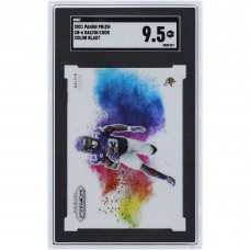 Dalvin Cook Minnesota Vikings 2021 Panini Prizm Color Blast #CB-6 SGC Authenticated 9.5 Card